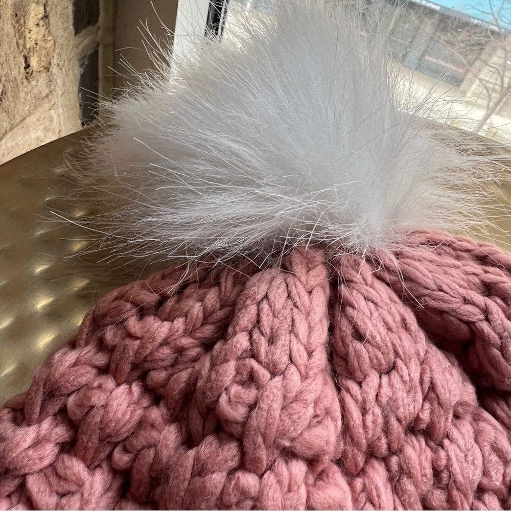 Fabletics Winter Hat | Pink - Picture 3 of 5